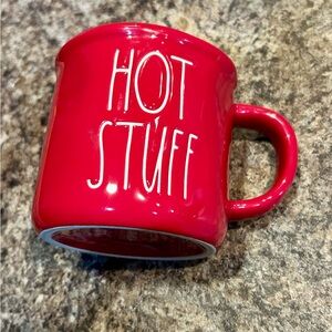 Rae Dunn Red 'Hot Stuff' Mug